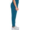 Cherokee Infinity Womens Scrub Jogger Pants, Mid Rise, Moisture Wicking, Wrinkle-Resistant, 360 Stretch, 5 Pockets – CK110A(Caribbean Blue)