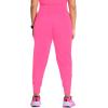 Cherokee Infinity Womens Scrub Jogger Pants, Mid Rise, Moisture Wicking, Wrinkle-Resistant, 360 Stretch, 5 Pockets – CK110A(Carmine Pink)