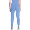 Cherokee Infinity Womens Scrub Jogger Pants, Mid Rise, Moisture Wicking, Wrinkle-Resistant, 360 Stretch, 5 Pockets – CK110A(Ciel Blue)