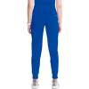 Cherokee Infinity Womens Scrub Jogger Pants, Mid Rise, Moisture Wicking, Wrinkle-Resistant, 360 Stretch, 5 Pockets – CK110A(Galaxy Blue)