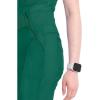 Cherokee Infinity Womens Scrub Jogger Pants, Mid Rise, Moisture Wicking, Wrinkle-Resistant, 360 Stretch, 5 Pockets – CK110A(Hunter Green)