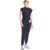 Cherokee Infinity Womens Scrub Jogger Pants, Mid Rise, Moisture Wicking, Wrinkle-Resistant, 360 Stretch, 5 Pockets – CK110A(Pewter)