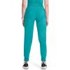 Cherokee Infinity Womens Scrub Jogger Pants, Mid Rise, Moisture Wicking, Wrinkle-Resistant, 360 Stretch, 5 Pockets – CK110A(Teal Blue)