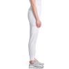 Cherokee Infinity Womens Scrub Jogger Pants, Mid Rise, Moisture Wicking, Wrinkle-Resistant, 360 Stretch, 5 Pockets – CK110A(White)