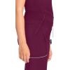 Cherokee Infinity Womens Scrub Jogger Pants, Mid Rise, Moisture Wicking, Wrinkle-Resistant, 360 Stretch, 5 Pockets – CK110A(Wine)