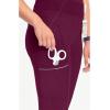 Cherokee Infinity Womens Scrub Jogger Pants, Mid Rise, Moisture Wicking, Wrinkle-Resistant, 360 Stretch, 5 Pockets – CK110A(Wine)