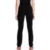 Cherokee Infinity Women’s Scrub Pant Mid Rise Tapered Leg Pull-on Bottom with Moisture Wicking & 360° Stretch Fabric CK065A(Black)
