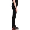 Cherokee Infinity Women’s Scrub Pant Mid Rise Tapered Leg Pull-on Bottom with Moisture Wicking & 360° Stretch Fabric CK065A(Black)
