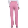 Cherokee Infinity Women’s Scrub Pant Mid Rise Tapered Leg Pull-on Bottom with Moisture Wicking & 360° Stretch Fabric CK065A(Miami Pink)