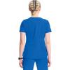 Cherokee Infinity Womens V-Neck Scrub Top Contemporary Fit, 2 Pockets, Rib-Knit Insert, Side Vents, 360° Stretch – CK865A(Royal)