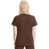 Cherokee Infinity Womens V-Neck Scrub Top, Kangaroo Pocket, High-Low Hem, Rib-Knit Panels & PROTX2 Technology – IN620A(Espresso Express)