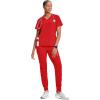 Cherokee Infinity Womens V-Neck Scrub Top, Kangaroo Pocket, High-Low Hem, Rib-Knit Panels & PROTX2 Technology – IN620A(Fire Bird)