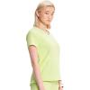 Cherokee Infinity Womens V-Neck Scrub Top, Kangaroo Pocket, High-Low Hem, Rib-Knit Panels & PROTX2 Technology – IN620A(Green Energy)