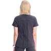 Cherokee Infinity Womens V-Neck Scrub Top, Kangaroo Pocket, High-Low Hem, Rib-Knit Panels & PROTX2 Technology – IN620A(Pewter)