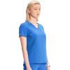 Cherokee Infinity Womens V-Neck Scrub Top, Kangaroo Pocket, High-Low Hem, Rib-Knit Panels & PROTX2 Technology – IN620A(Royal)