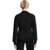 Cherokee Infinity Womens Zip Front Jacket With 2 Pockets Contemporary Fit Back Shoulder Yokes & Front Princess Seams- 2391A(Black)