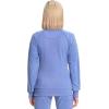 Cherokee Infinity Womens Zip Front Jacket With 2 Pockets Contemporary Fit Back Shoulder Yokes & Front Princess Seams- 2391A(Ciel)