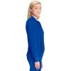 Cherokee Infinity Womens Zip Front Jacket With 2 Pockets Contemporary Fit Back Shoulder Yokes & Front Princess Seams- 2391A(Galaxy Blue)