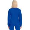 Cherokee Infinity Womens Zip Front Jacket With 2 Pockets Contemporary Fit Back Shoulder Yokes & Front Princess Seams- 2391A(Galaxy Blue)