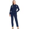 Cherokee Infinity Womens Zip Front Jacket With 2 Pockets Contemporary Fit Back Shoulder Yokes & Front Princess Seams- 2391A(Navy)