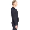 Cherokee Infinity Womens Zip Front Jacket With 2 Pockets Contemporary Fit Back Shoulder Yokes & Front Princess Seams- 2391A(Pewter)