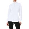 Cherokee Infinity Womens Zip Front Jacket With 2 Pockets Contemporary Fit Back Shoulder Yokes & Front Princess Seams- 2391A(White)