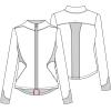 Cherokee Infinity Womens Zip Front Scrub Jacket, Contemporary Fit, Stand-Up Collar, 2 Pockets, Back yoke seams – IN320A(Hunter)
