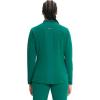 Cherokee Infinity Womens Zip Front Scrub Jacket, Contemporary Fit, Stand-Up Collar, 2 Pockets, Back yoke seams – IN320A(Hunter)