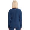Cherokee Infinity Womens Zip Front Scrub Jacket, Contemporary Fit, Stand-Up Collar, 2 Pockets, Back yoke seams – IN320A(Navy)