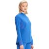 Cherokee Infinity Womens Zip Front Scrub Jacket, Contemporary Fit, Stand-Up Collar, 2 Pockets, Back yoke seams – IN320A(Royal)