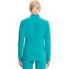 Cherokee Infinity Womens Zip Front Scrub Jacket, Contemporary Fit, Stand-Up Collar, 2 Pockets, Back yoke seams – IN320A(Teal Blue)