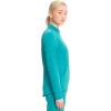 Cherokee Infinity Womens Zip Front Scrub Jacket, Contemporary Fit, Stand-Up Collar, 2 Pockets, Back yoke seams – IN320A(Teal Blue)