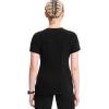 Cherokee Infinity Womens Zip Front V-Neck Scrub Top, 4 Pockets, Moisture Wicking, Wrinkle-Resistant, 360 Stretch – CK810A(Black)