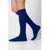 Cherokee Knee High Compression Socks, 15-20 mmHg Support, Cushioned Sole, 1 Pair Pack, Unisex Fit – MLXSUPPORT(Navy)