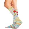 Cherokee Knee High Compression Socks 8-15 mmHg, Lightweight Printed Support Stockings, 1 Pair- COMFORTSUPPORT(Ariel World)