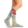 Cherokee Knee High Compression Socks 8-15 mmHg, Lightweight Printed Support Stockings, 1 Pair- COMFORTSUPPORT(Ariel World)
