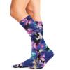 Cherokee Knee High Compression Socks 8-15 mmHg, Lightweight Printed Support Stockings, 1 Pair- COMFORTSUPPORT(Butterfly Flutter)