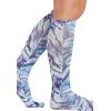 Cherokee Knee High Compression Socks 8-15 mmHg, Lightweight Printed Support Stockings, 1 Pair- COMFORTSUPPORT(Wild Abstract)