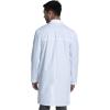 Cherokee Long Lab Coat for Men with Front Button Closure, 3 Pockets & Center back length 38″ CK412(White)