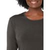 Cherokee Long Sleeve Underscrub for Women Modern Classic fit Soft Crew Neck Knit Tee with 2-Way Stretch – 4881(Pewter)