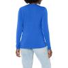 Cherokee Long Sleeve Underscrub for Women Modern Classic fit Soft Crew Neck Knit Tee with 2-Way Stretch – 4881(Royal)