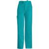 Cherokee Luxe Men Scrubs Pant Fly Front Drawstring Cargo 1022(Teal)