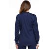 Cherokee Luxe Sport Women Warm Up Scrubs Jacket Zip Front CK300(Navy)