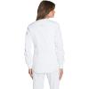 Cherokee Luxe Sport Women Warm Up Scrubs Jacket Zip Front CK300(White)