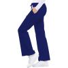 Cherokee Luxe Women Scrubs Pant Low Rise Flare Leg Drawstring Cargo 21100(Galaxy Blue)