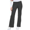 Cherokee Luxe Women Scrubs Pant Low Rise Flare Leg Drawstring Cargo 21100(Pewter)