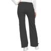 Cherokee Luxe Women Scrubs Pant Low Rise Flare Leg Drawstring Cargo 21100(Pewter)
