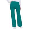 Cherokee Luxe Women Scrubs Pant Low Rise Flare Leg Drawstring Cargo 21100(Teal)