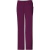 Cherokee Luxe Women Scrubs Pant Low Rise Straight Leg Drawstring 1066(Wine)