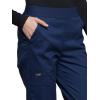 Cherokee Luxe Women Scrubs Pant Natural Rise Tapered Leg CK040(Navy)